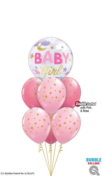 Babygirl Bubble Bouquet