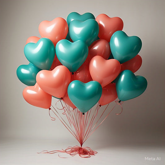 Bouquet of Heart Shaped Latex (Standard Size)